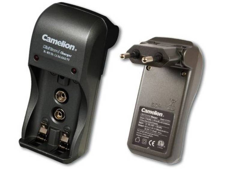 Camelion Travel BC-1001A Batterijlader NiMH AAA (potlood), AA (penlite), 9 V (blok) Incl. oplaadbare