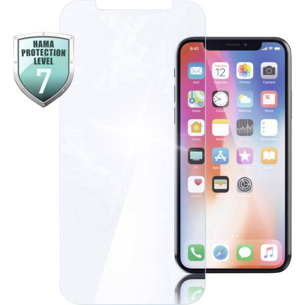 Image of Hama Screen Protect Vetro di protezione per display Adatto per modello portatili: Apple iPhone 11 Pro, Apple iPhone X, Apple iPhone XS 1 pz.