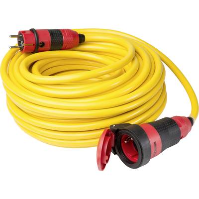 as - Schwabe Verlengkabel 15 m - 230 V, 16 A geaarde stekker - outdoor stroomverlengkabel - verlenging voor buiten - K35 AT-N07V3V3-F 3G2,5 - IP44 - Made in Germany, geel, 60342 as - Schwabe Verlengkabel 15 m - 230 V, 16 A geaarde stekker - outdoor stroomverlengkabel - verlenging voor buiten - K35 AT-N07V3V3-F 3G2,5 - IP44 - Made in Germany, geel, 60342