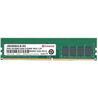 Transcend JetRAM Werkgeheugenmodule voor PC DDR4 8 GB 1 x 8 GB Non-ECC 2666 MHz 288-pins DIMM CL19 JM2666HLB-8G-0