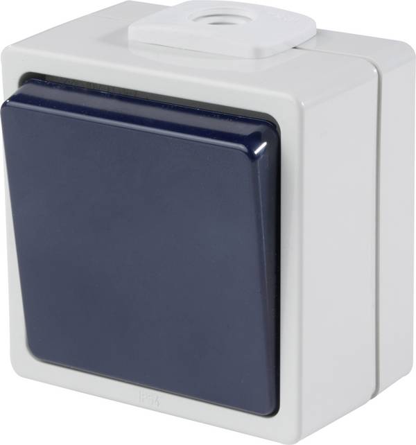 AS Schwabe 62450 Schakelaar (opbouw) IP54 Grijs
