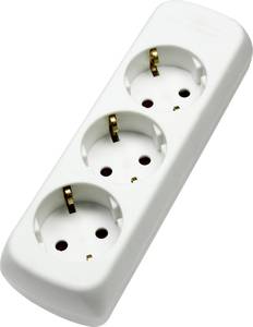 Conrad AS Schwabe 11731 Stekkerdoos Wit 1 stuk(s) aanbieding