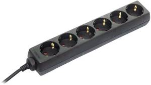 Conrad AS Schwabe 11612 Stekkerdoos Zwart Randaarde stekker 1 stuk(s) aanbieding