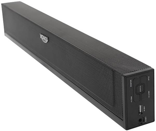 Xoro HSB 50 Soundbar Zwart Bluetooth, Zonder subwoofer, Wandbevestiging Conrad.nl