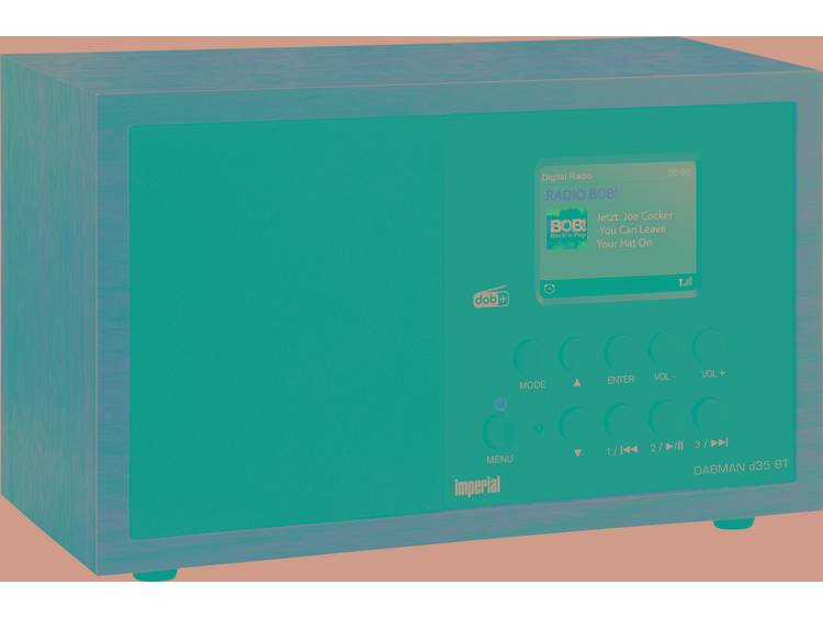 Imperial DABMAN d35 BT DAB+ Tafelradio Bluetooth, FM Hout