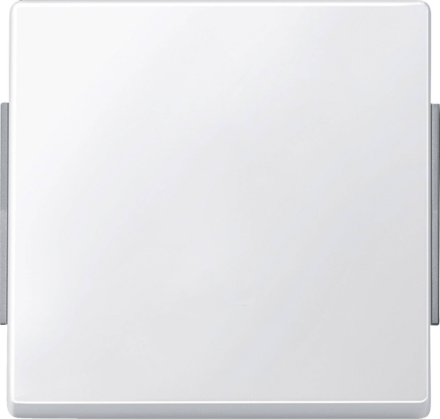 Een witte lichtschakelaar zonder zichtbare labels of aanduidingen, voor het bedienen van elektrische verlichting in binnenruimtes.