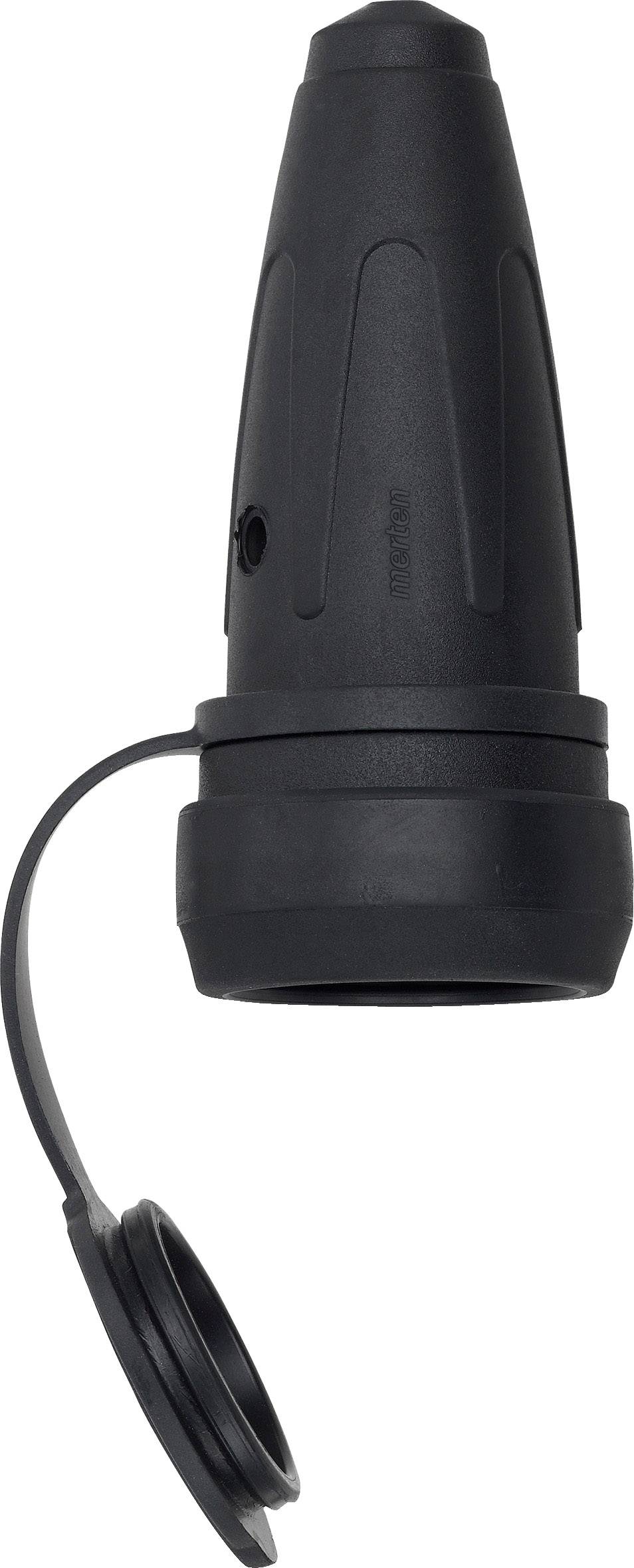 Merten 174151 Koppeling met randaarde Rubber 250 V Zwart IP44