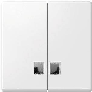 Twee witte netwerkaansluitingen op een muur. Ze zijn naast elkaar geplaatst en worden gebruikt voor het aansluiten van Ethernet-kabels.