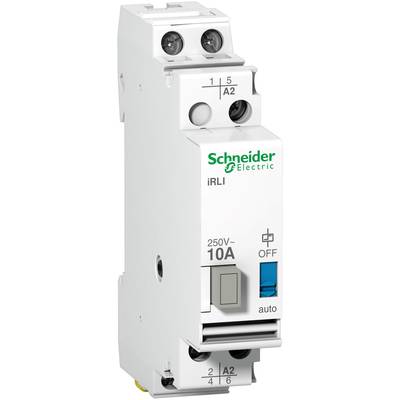 Schneider Electric A9E15537 Relais Nominale spanning: 230 V/AC Schakelstroom (max.): 10 A 1x wisselcontact, 1x NO  1 stu