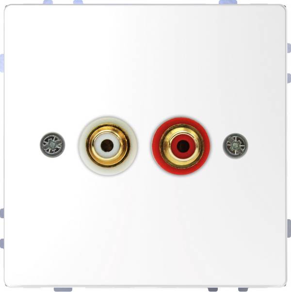 Merten MEG4350-6035 Luidsprekerstekkerdoos System Design Wit 1 stuk(s)