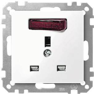 Merten 203925 Wandcontactdoos System M Wit 1 stuk(s)