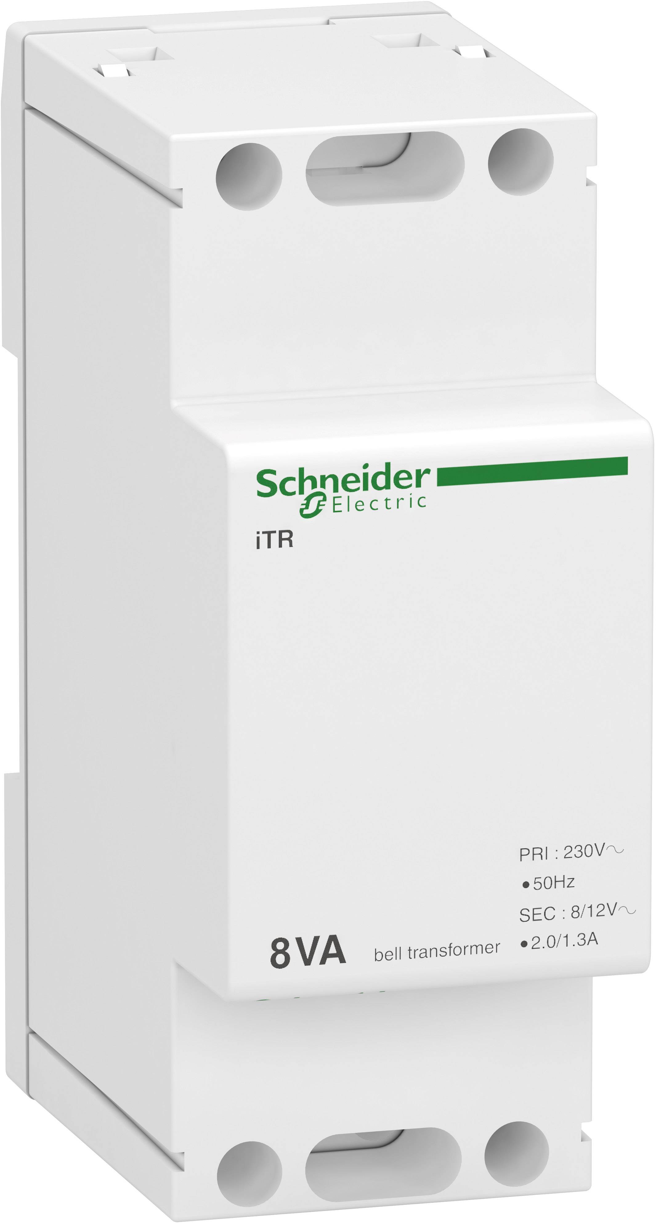 SCHNEIDER ELECTRIC A9A15216 Transformator: netwerk; 8VA; 230VAC; 8V; 12V; Uitg: schroefklemmen - 1 stuk-0
