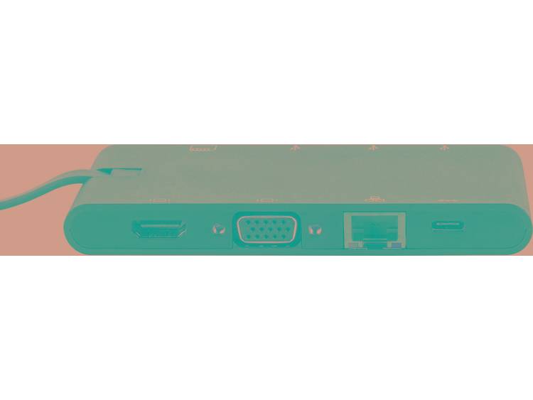 Digitus DA-70865 USB 3.1 (3.1 Gen 2) Type-C Zwart notebook dock & poortreplicator