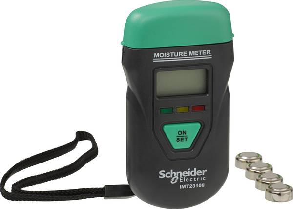 Schneider Electric IMT23208 Materiaalvochtmeter Meetbereik bouwvochtigheid 0.2 tot 2.9 % Meetbereik houtvochtigheid (bereik) 6 tot 60 %