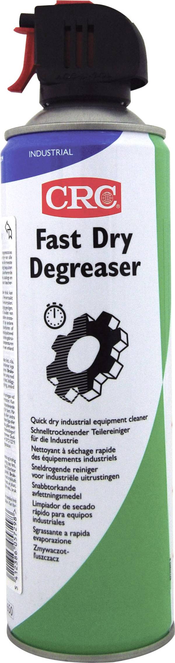 CRC 10227-AT Universele reiniger voor onderdelen en ontvetter FAST DRY DEGREASER 500 ml