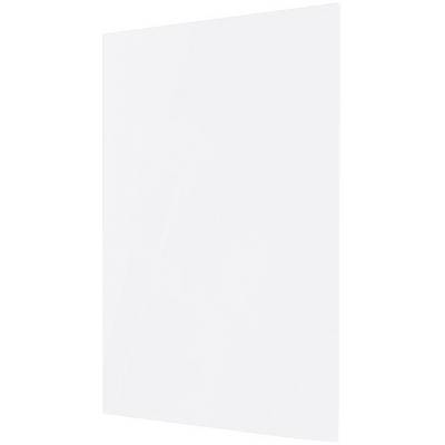 Een wit, rechthoekig verwarmingspaneel dat aan een muur is bevestigd, mogelijk in een moderne of minimalistische ruimte.