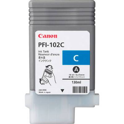 Canon Inktcartridge PFI-102C Origineel  Cyaan 0896B001