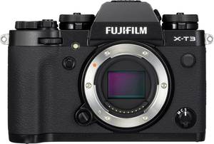 Conrad Fujifilm X-T3 Schwarz Body Digitale camera 26.1 Mpix Zwart 4K video, Spatwaterdicht, Stofdicht, Touch-screen, Draai- en ... aanbieding