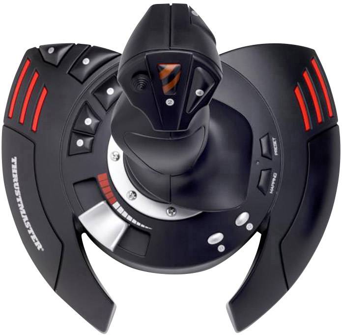 Thrustmaster T.Flight Stick X Joystick USB PC, PlayStation 3 Zwart, Rood, Zilver-1