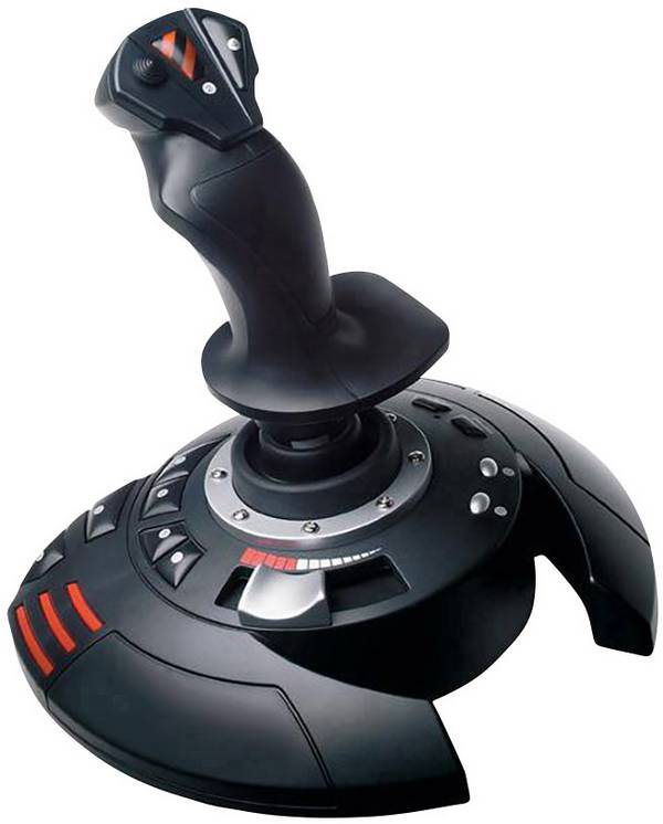 Thrustmaster T.Flight Stick X Joystick USB PC, PlayStation 3 Zwart, Rood, Zilver