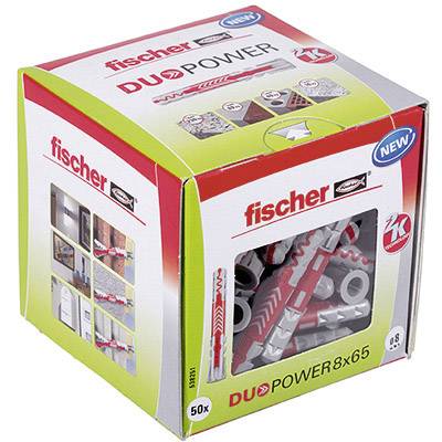 Fischer DUOPOWER 8x65 LD 2-componenten plug 65 mm 8 mm 538251 50 stuk(s)