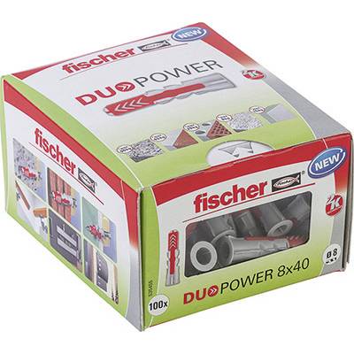 Fischer 535455 DUOPOWER 8x40 LD 2-componenten plug 40 mm 8 mm 100 stuk(s)
