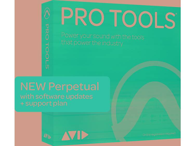 AVID Pro Tools Volledige versie, 1 licentie Mac, Windows Opnamesoftware