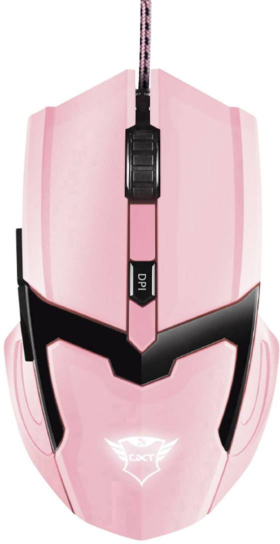 Trust GXT101P Gav Optical Gaming-muis USB Optisch Pink 5 Toetsen 4800 dpi Verlicht-5