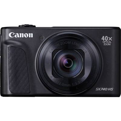 Canon PowerShot SX740 HS Digitale camera 20.3 Mpix Zoom optisch: 40 x Zwart  4K video, Bluetooth, Draai- en zwenkbare di
