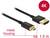Twee HDMI-kabels met metalen behuizing en 4K-compatibiliteit. Lengte ongeveer 1,5 meter.