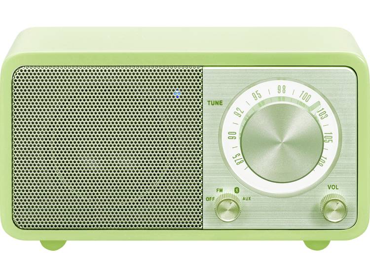 Sangean WR-7 Genuine Mini FM Tafelradio Bluetooth Herlaadbaar Groen