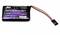 Lithium-Polymeer accu met 3200mAh, 3,7V, gemerkt met 'Lipo 11.84Wh'. Zwart met rode en zwarte aansluitkabels.