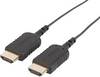 ednet 84458 HDMI-kabel HDMI Aansluitkabel HDMI-A-stekker, HDMI-A-stekker 2.00 m Zwart 4K UHD, Extreem dun, Vergulde steekcontacten