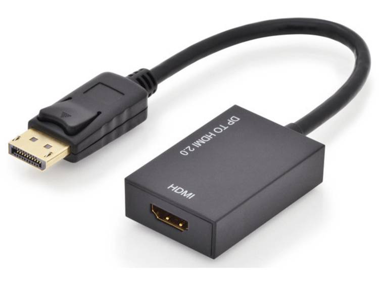 ASSMANN Electronic 84496 0.2m DisplayPort HDMI Zwart video kabel adapter