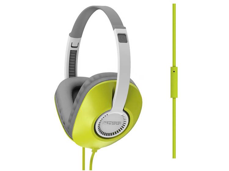KOSS UR23iG HiFi Koptelefoon Over Ear Headset, Volumeregeling, Ruisonderdrukking Groen