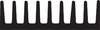 Fischer Elektronik 10037011 ICK 24 B Koellichaam 13 K/W (l x b x h) 33 x 19 x 4.8 mm DIL-14, DIL-16, DIL-18, DIL-20, DIL-22, DIL-24