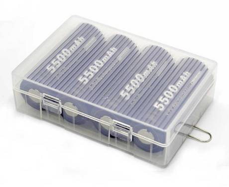 Soshine SBC-021 Batterijhouder Aantal cellen: 4 26650 (l x b x h) 112 x 77 x 31.8 mm