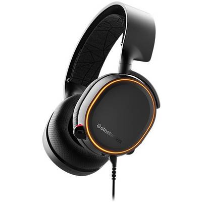 Steelseries Arctis 5 RGB Over Ear headset  Gamen Kabel 7.1 Surround Zwart Ruisonderdrukking (microfoon), Noise Cancellin