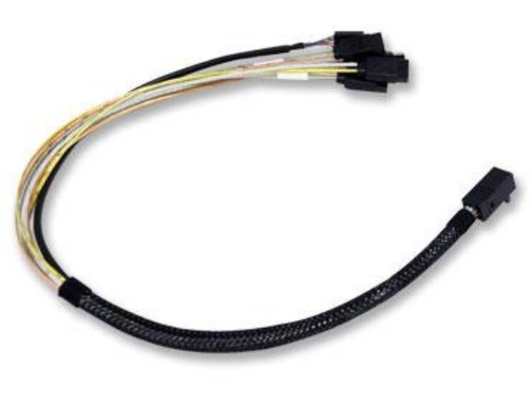 LSI SAS cable, SFF-8643 to SATA SB, 0.5m (LSI00409)