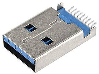 econ connect U3SAMT USB-connector Stekker, inbouw horizontaal 1 stuk(s)