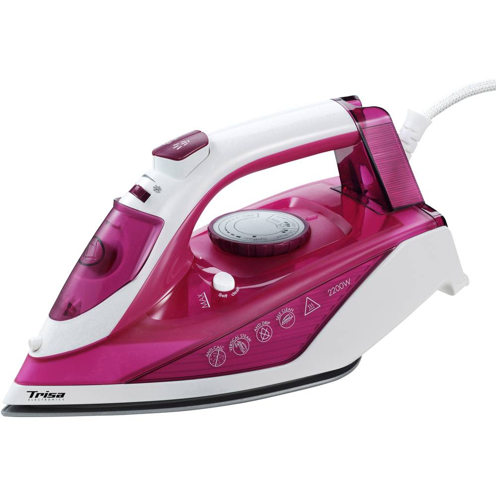 Trisa Comfort Steam i5777 Stoomstrijkijzer Pink 2200 W