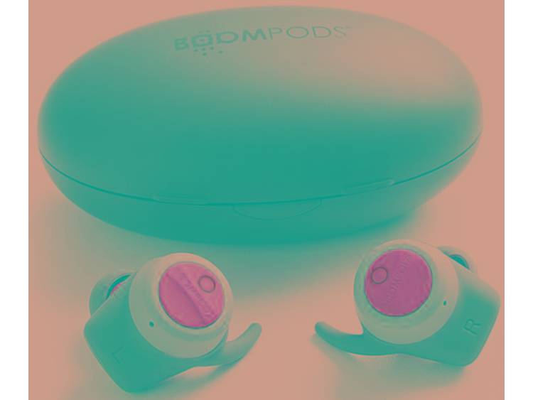 Boompods Boombuds Bluetooth Sport Oordopjes In Ear Bestand tegen zweet, Waterbestendig Grijs, Groen