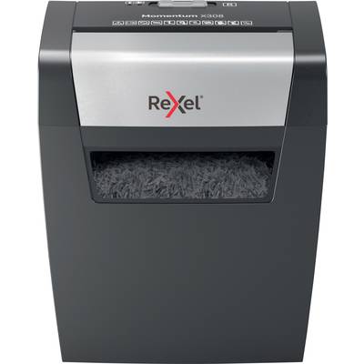 Rexel Momentum X308 Papierversnipperaar 8 vellen Cross cut 5 x 42 mm P-3 15 l Ook geschikt voor Paperclips, Nietjes