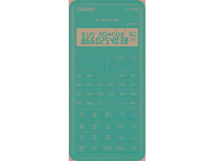 Schoolrekenmachine Casio FX-82MS 2nd Edition Zwart Aantal displayposities: 12 werkt op batterijen