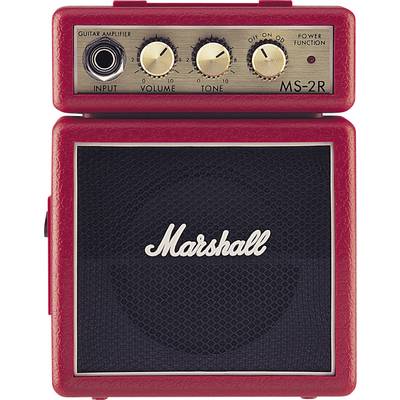 Marshall MS-2R Elektrische gitaarversterker  Rood