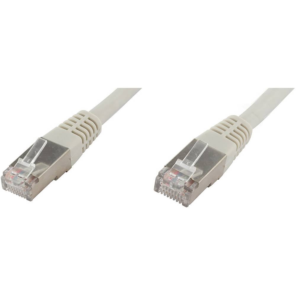 econ connect F6TP2GR RJ45 Netwerkkabel, patchkabel CAT 6 S/FTP 2.00 m Grijs Pair afscherming 1 stuk(s)
