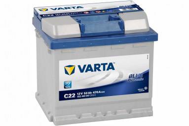 Varta Blue Dynamic C22 Autoaccu 12 V 52 Ah ETN 552 400 047 Pooltype: T1