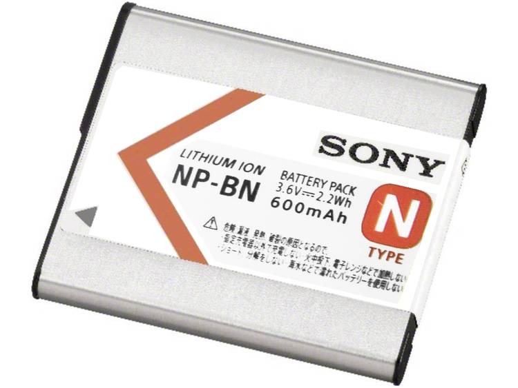 Sony Camera-accu Vervangt originele accu NP-BN1 3.6 V 630 mAh