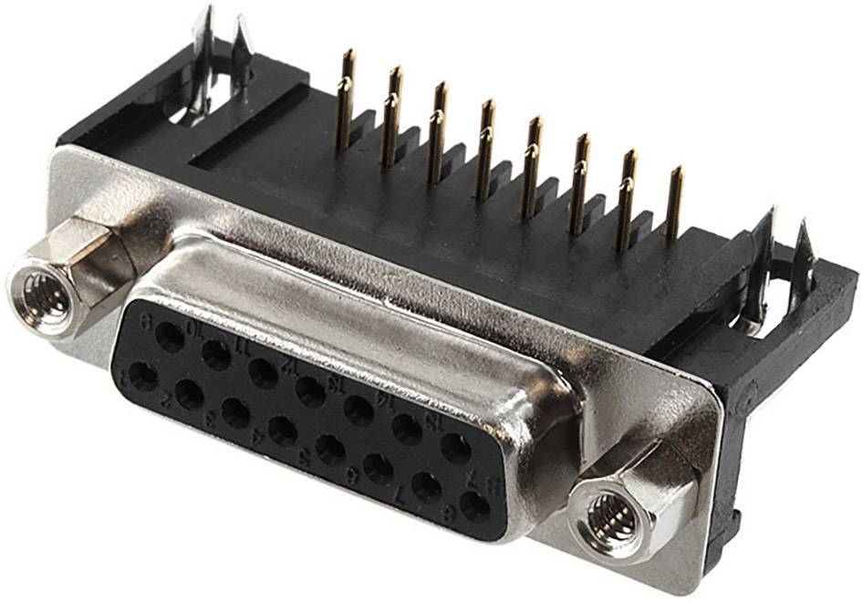 econ connect BUN15WB/9 D-sub female connector 90 ° Aantal polen: 15 Soldeerpennen 1 stuk(s)