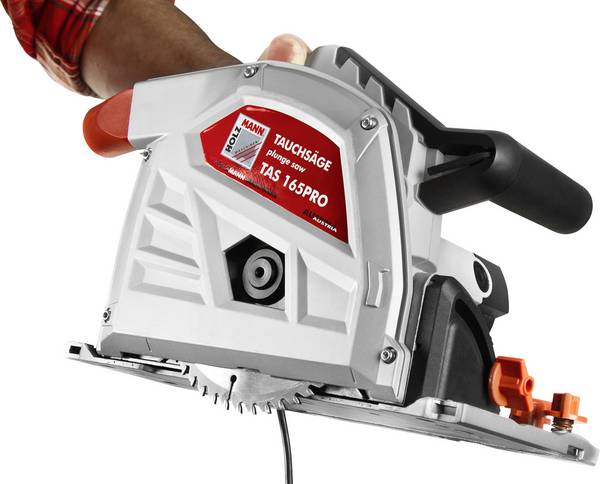 Holzmann Maschinen TAS165PRO Invalzaag Zaagdiepte 90° (max.) 54 mm Incl. koffer 1400 W